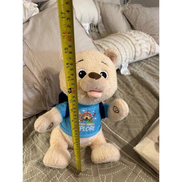 Spark Create Imagine Musical Light-Up Tan Bear Explore Backpack 14 Plush tested - Picture 12 of 12